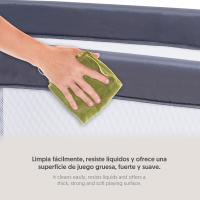 Interbaby Cuna de Viaje Plegable GRIS  con Ruedas, Base Acolchada y Bolsa de Transporte – Ref. 5421330101 - details 1