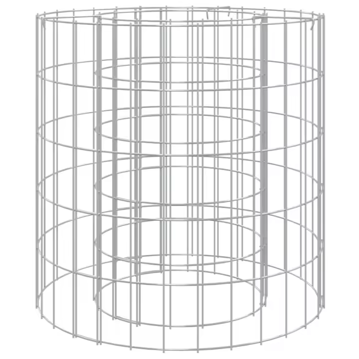 vidaXL Brasero de Gaviones Chimenea Jaula de Piedras Hierro Galvanizado Dimensiones 50 x 50 cm,  50 x 100 cm,  100 x 50 cm y mas - 1