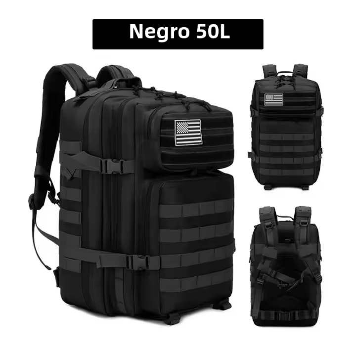 Mochara táctica de viaje para hombre, Bolsa Gran capacidad, impermeable - 1
