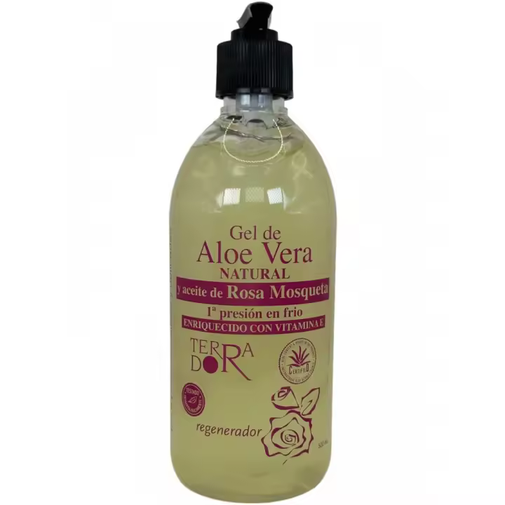 Gel aloe vera y Rosa Mosqueta 99% Puro 500 ml de derbós - 1