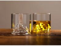 Vaso De Whiskey Montaña Japonés 3D Vintage Vino De Glaciar Vaso De Vodka Eco-amigable Material De Vidrio Caja De Regalo De Madera - details 24