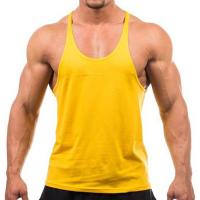 Nueva Estilo Camiseta De Entrenamiento De Gimnasio Para Hombres Camiseta De Correr Sudadera Sin Mangas Algodón Fitness Vest Top - details 6