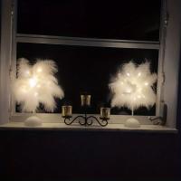 Lámpara De Mesa LED Cálida Pequeña Luz Nocturna Decorativa Para Habitación De Niña Y Novia Lámpara De Lectura Al Lado Del Cama Estilo Nórdico Romántico Con Plumas - details 5