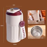 Taza de café con pantalla de temperatura, termo inteligente para café con pantalla LED de 450 ml, termo de viaje portátil de 15 oz con tapa a prueba de fugas, mantiene caliente o frío - details 2
