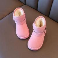 Botas De Nieve Para Niños Y Niñas Marrón Gris Rosa Y Rosa Suaves Y Gruesas Para Invierno Zapatos Planos De Algodón Para Niños - details 17