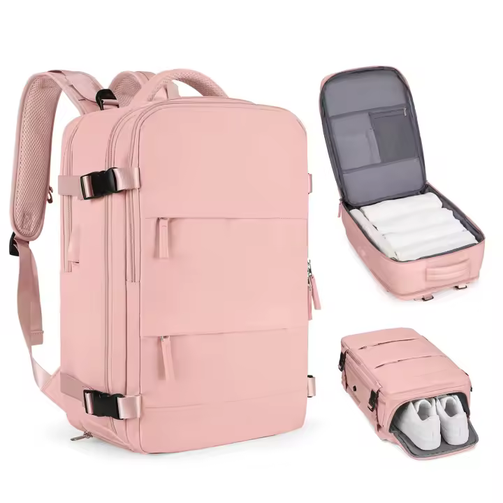 Mochila de viaje para mujer, de gran capacidad, multifuncional, para el tiempo libre, para viajes de negocios, para estudiantes universitarios (32 x 20 x 42 cm) - 1