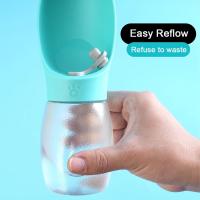 Botella Portátil Para Perros Y Gatos Pequeños Medianos Y Grandes Con Cuencos De Beber Para Caminar Y Viajar a La Montaña Resistente Al Desbordamiento Y Durable Con Textura Frosted - details 11