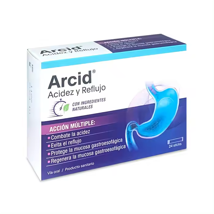 Faes Farma ARCID 24 STICKS - Digestión Saludable - Fácil de Usar - Ingredientes Naturales - 1