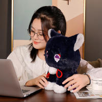 Muñeco De Peluche Gato Anime Genshin Impact Wanderer Mascota Scaramouche Juguete Para Niños Muñeco De Cosplay Regalo De Peluche Suave Para Adultos Y Niños - details 19