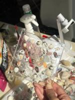 Caja De Exhibición De Conchas Magnéticas Acrílicas Con 36 Cuentas Caja De Almacenamiento Para Joyería Y Uñas Organizador De Contenedor Transparente Moderno - details 21