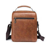 Bolso De Hombro Para Hombre Durable De Cuero PU De Alta Calidad Bolso Cruzado De Viaje Estilo Moda Bolsa De Hombro Unisex - details 6