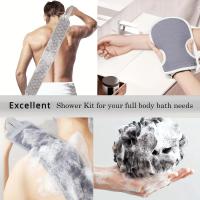 Juego De Exfoliante Para El Cuerpo Con Esponja De Baño Y Linterna De Ducha - Limpieza Profunda Y Vitalidad - details 1