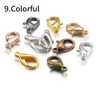 100pcs Carabineros De 10-14mm Con Cierre De Cadena Y Anclas De Lobo Para Joyería Findings Y Componentes Metálicos De Aleación De Zinc - details 8