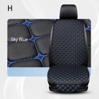 Cubierta De Asiento De Coche De Cuero PU Universal Anti-Rasguños Resistentes Al Desgaste Suaves Para Todas Las Estaciones Cojín De Espalda Minimalista Protector Contra Golpes - details 25