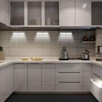 Luz LED con sensor de Movimiento (paquete de 3), Luz Nocturna LED recargable por USB para el hogar, La Cocina y la Oficina (Blanca) - details 0