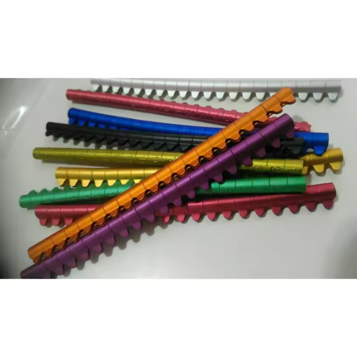 ANILLAS DE ALUMINIO ABIERTAS DE COLORES 2.5 MM 2 TIRA DE 20 ANILLAS - 1