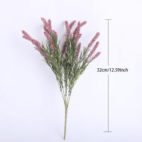 Bellas Flores De Lavanda Artificiales Para Decoración De Hogar Y Bodas Arreglo De Flores De Tofú Para Navidad Y Fiestas - details 2