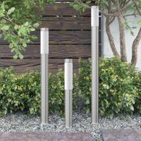 vidaXL Juego de lámparas de jardín 3 pzas acero inoxidable impermeable - details 7