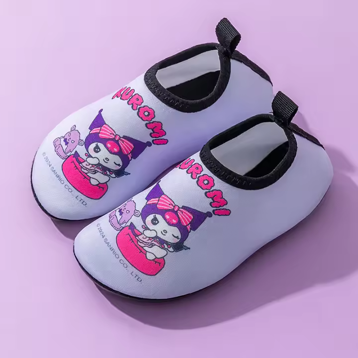 Zapatos De Verano Para Niños Y Niñas Sanrio Playa Antideslizantes Transpirables Cómodos Tallas Reales Material Superior De Tela Suela De PVC - 1