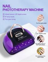 Secador De Uñas LED UV Con 57 LEDs Para Secado Rápido De Toda La Polvos De Uñas Lámpara De Manicura Con Timer Y Sensor Automático Herramienta Para Salón De Belleza - details 1