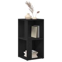 Gabinete Esquinero vidaXL Negro Roble 33x33x67 cm Madera Elaborada - details 2
