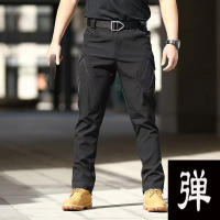 Pantalones De Ciudad Para Hombre Primavera Otoño Cargador Elásticos Para Senderismo Trekk Ing Montañismo Correr Ciclismo Trabajar Al Aire Libre Talla Verdadera Tecnología De Material Polyester Y Spandex - details 8
