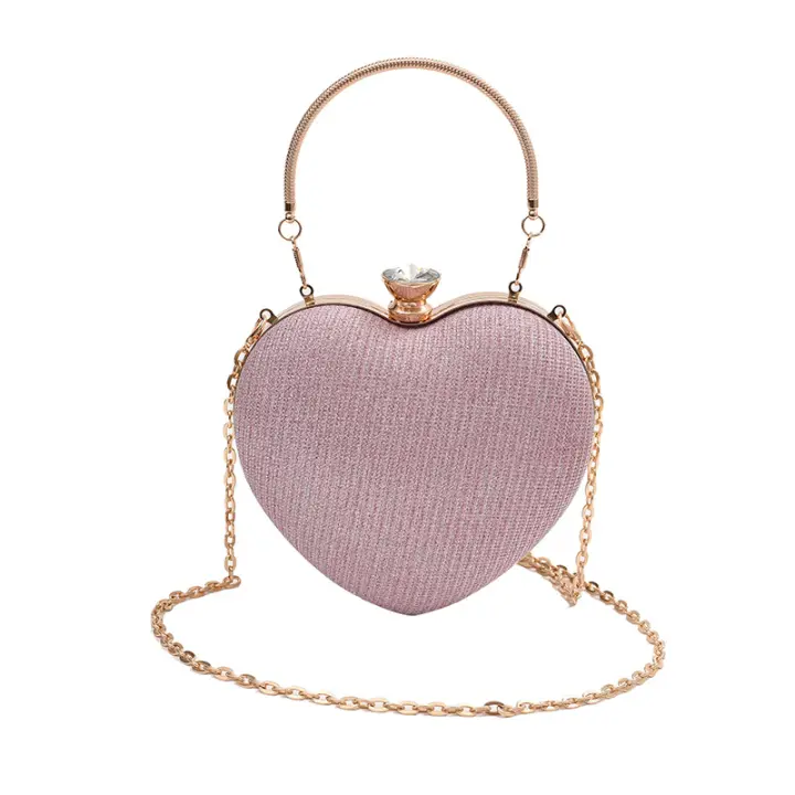 Bolso en forma de Corazón de Las Señoras del hombro de Crossbody de mano, convenient para los banquetes - 1