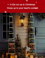 Lámpara LED De Santa Claus Para Decoración De Navidad Cuerda De Subida De Luces USB Con 8 Modos Luz De Exterior Para El Hogar Y Año Nuevo Adornos De Navidad - details 4