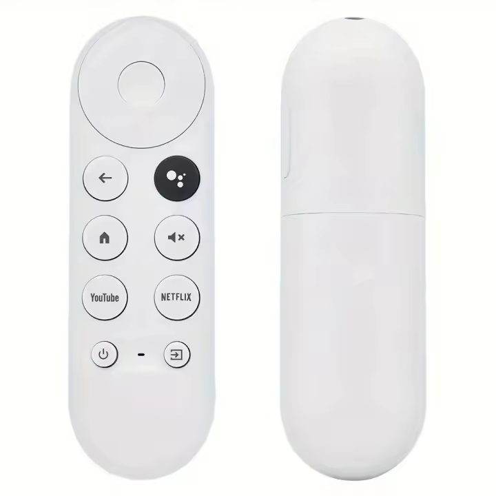 Control remoto de voz para Google Chromecast 4K Snow - Control rápido de tu reproductor de medios en streaming (solo control remoto) - 1