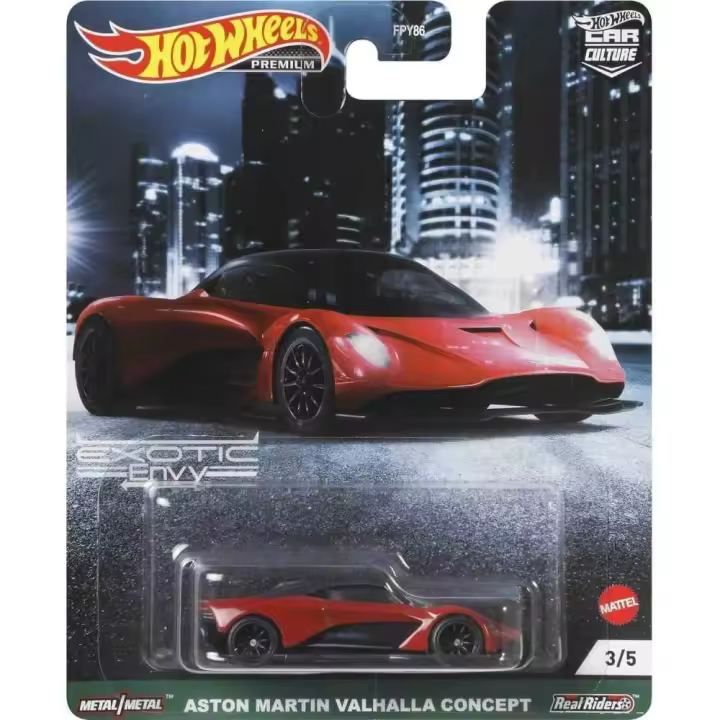 Hot Wheels Premium Exotic Envy Aston Martin Valhalla Concept  3/5  GRJ75 - 1