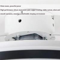 50WVentilador de techo de 10,3 pulgadas con luz, ventilador 2 en 1, con mando a distancia, tres velocidades, atenuación de tres colores, sincronización de 6 velocidades, apto para dormitorios y salones - details 4