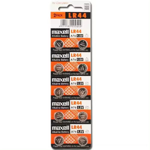 Pila maxell LR44 1.5 v Pack 10 Pilas - 1