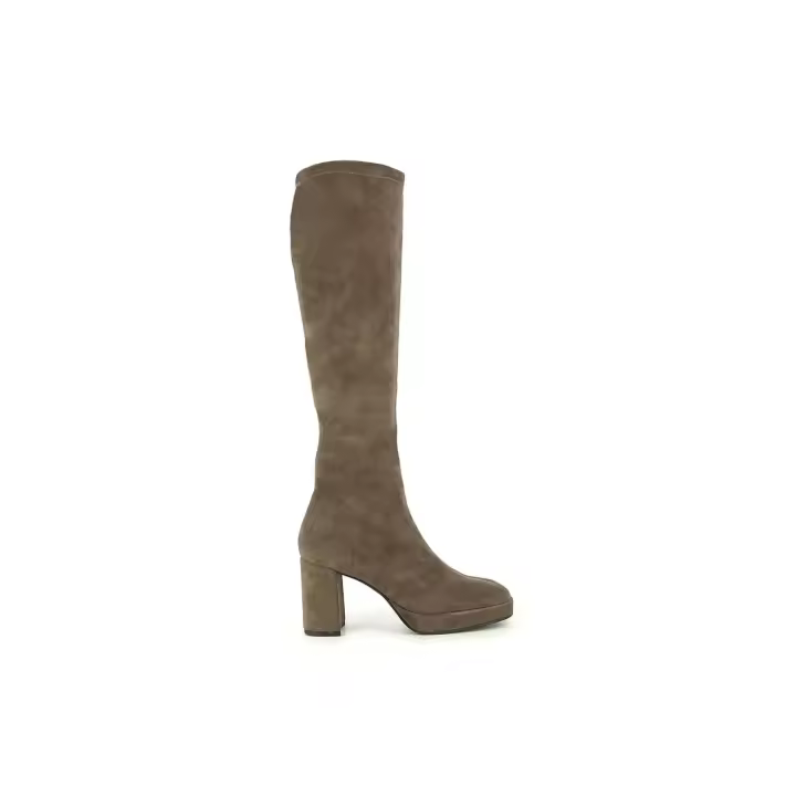 CAMILA'S Botas de tacón HILARY LONG de color Taupé - 1