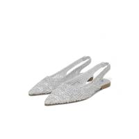 HLuna Bailarinas planas trenzadas de diseño de encaje en color oro plata beige negro con pulsera elástica al tobillo yz24-052 - details 5