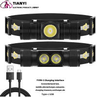 Lámpara Frontal Recargable 1200 Lumen Con LED SST40 Brillante Impermeable Para Niños Y Adultos Para Camping Correr Y Aventuras Al Aire Libre - details 7