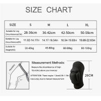 Protector De Rodilla Deportivo Elástico Y Grueso Para Protección Contra Colisiones Tamaño S M L XL Negro Para Baloncesto Y Voleibol - details 1