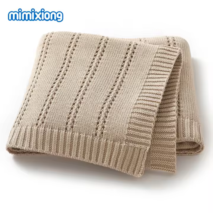 Mantas receptoras de Algodón para Bebés, 90x70cm, para niños y niños recien nacidos, Super suave, de Doble USO, para Cuna, cochecito, ropa de Cama, colcha sólida - 1