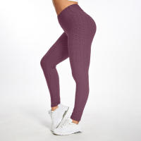 Leggings De Yoga Para Mujer Fitness Running Cintura Alta Slim Pantalones Deportivos Push up Secado Rápido Gimnasio Correr Trabajo Largo - details 30