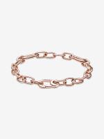 Pandora ME - Baño de Oro Rosa de 14 K Pandora - Pulsera de Cadena de Esabones - details 2