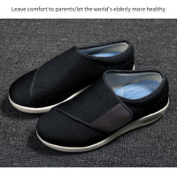 Zapatos Para Caminar Para Hombres Zapatos Diabéticos Casuales De Color Sólido Zapatos Planos Talla Grande Cómodos Y Suaves Para Ancianos - details 11