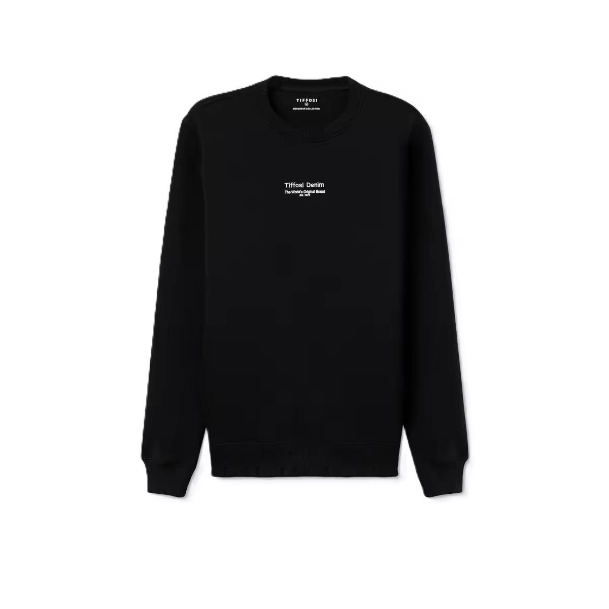 Sudadera cuello redondo Tiffosi 10062201 Len negro - details 4