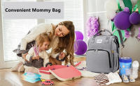 16,5*12,5*8,67 pulgadas pañal Baby Bolso, baby's Cuido Bolso, baby baño Bolso, baby Bolso de la botella, capacidad Grande impermeable, esencial del recién nacido - details 1