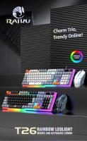 RAIKU T26 Teclado Mecánico Con 104 Teclas Y Ratón Combinado Para Juegos Y Oficina Con Iluminación Colorida Variada Compatible Con Windows E IOS - details 0