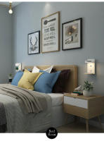 Lámpara De Pared LED Para Interior Con Cargador USB Y Interruptor Para Dormitorio Luz De Lectura Al Borde Del Cama Decoración Para Sala De Estar - details 11