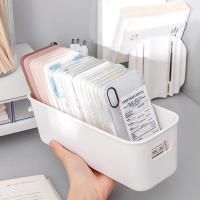 Caja De Almacenamiento Multifuncional Para Escritorio 1/2PCS Organizador De Cosméticos Y Sundries Plástico Caja De Desglosado - details 0