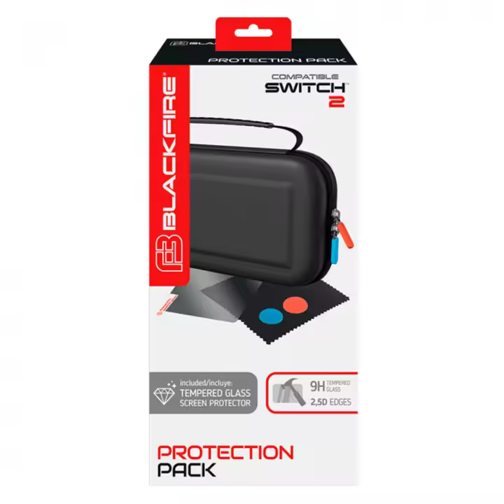 PROTECTION PACK 5 en 1 BLACKFIRE Nintendo Switch 2 - 1