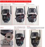 Cámara De Seguridad V380 Dual Lente 4G Con Visión Nocturna Y Detección De Humanos Impermeable 8MP 4K Batería CCTV Monitor Solar PIR - details 14