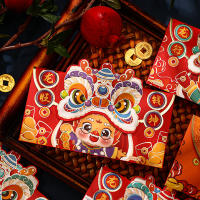 4PCS Envolventes Rojos Para El Año Nuevo Chino 2024 Decorativos Y Para Recibir Dinero Decoración Del Año Del Dragón - details 1