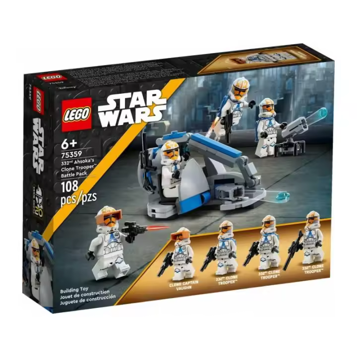 LEGO STAR WARS 75359 PACK DE COMBATE: SOLDADOS CLON DE LA 332 DE AHSOKA - 1