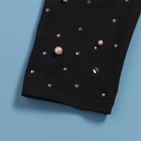 Vestido Bodycon Elegante Para Fiesta Cumpleaños Con Rhinestones Y Diamantes Mujer V-Neck Manga Larga Club Noche Navidad Polyester Spandex - details 7